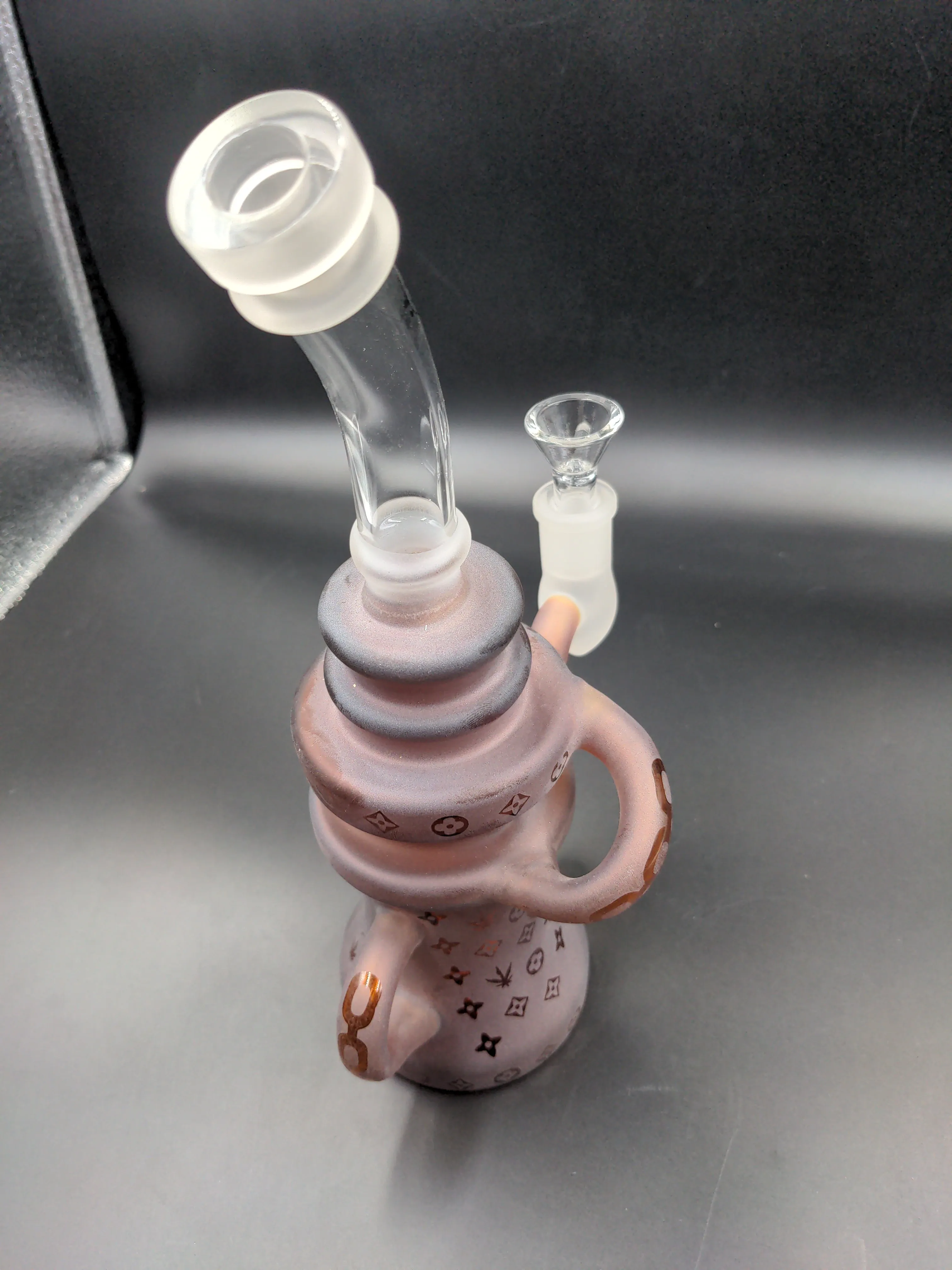 Pulsar Frosted Designer Recycler | 10.25 | 14mm