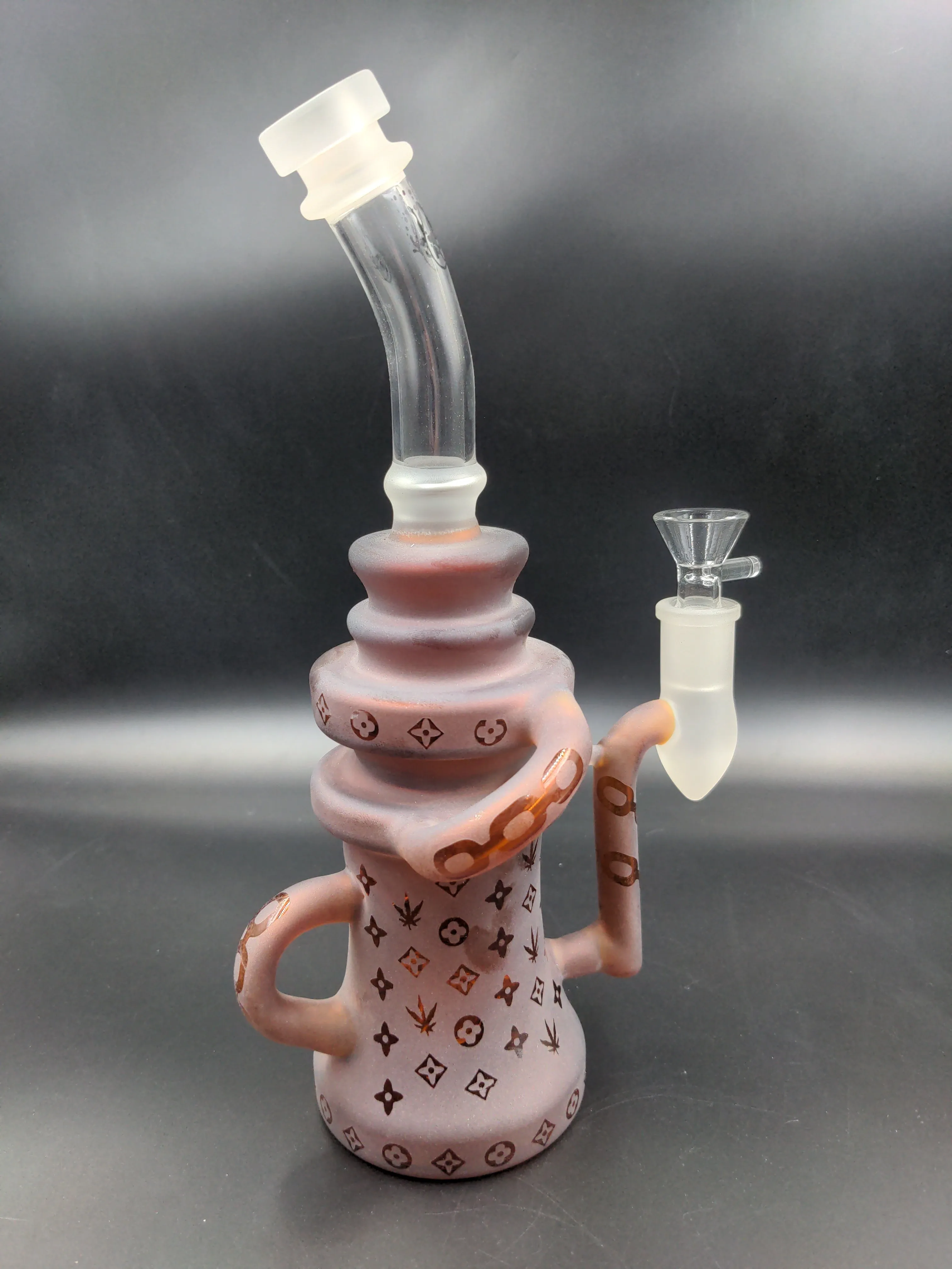 Pulsar Frosted Designer Recycler | 10.25 | 14mm