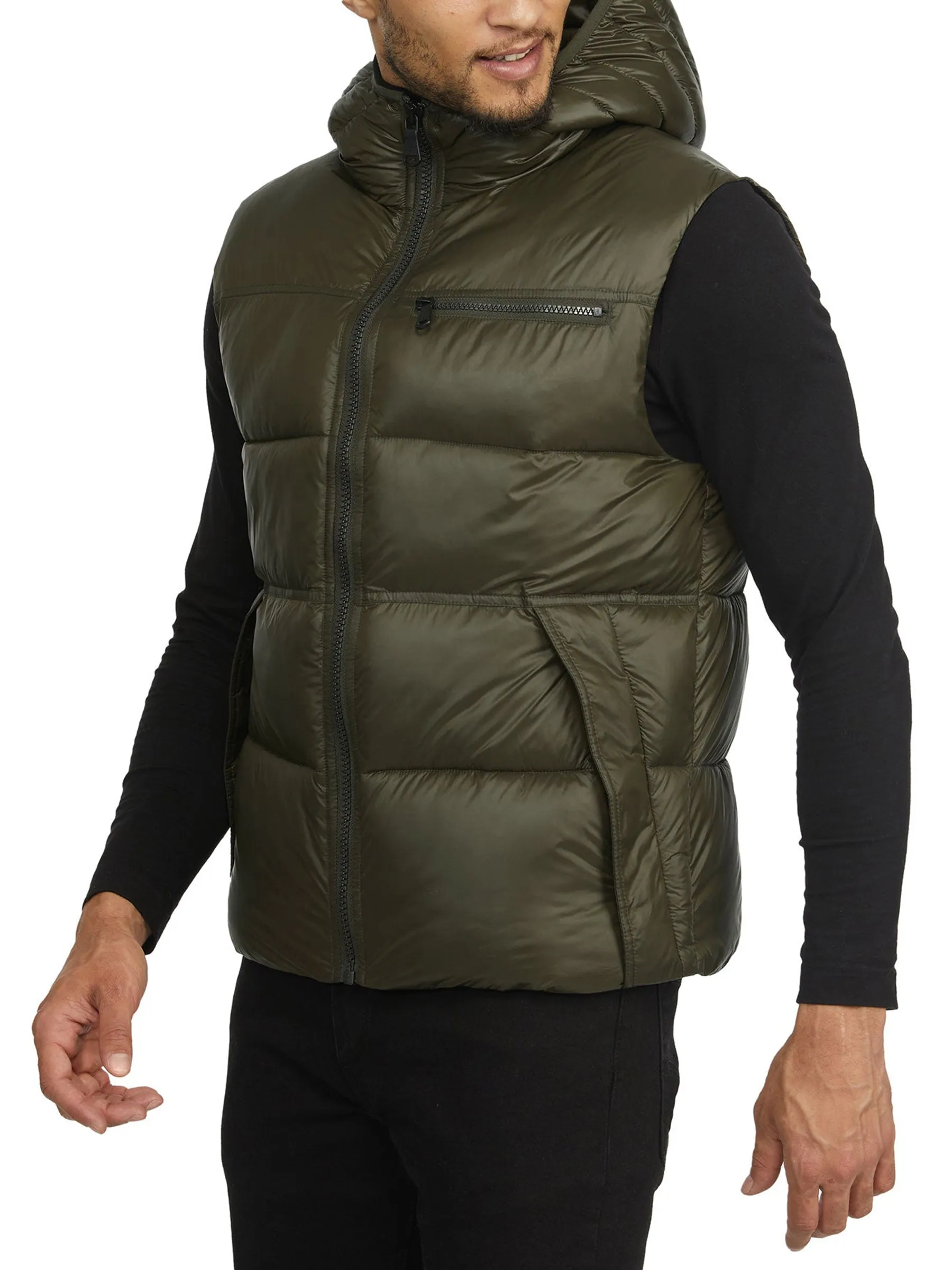 Ryan Men's Lightweight Hooded Puffer Vest