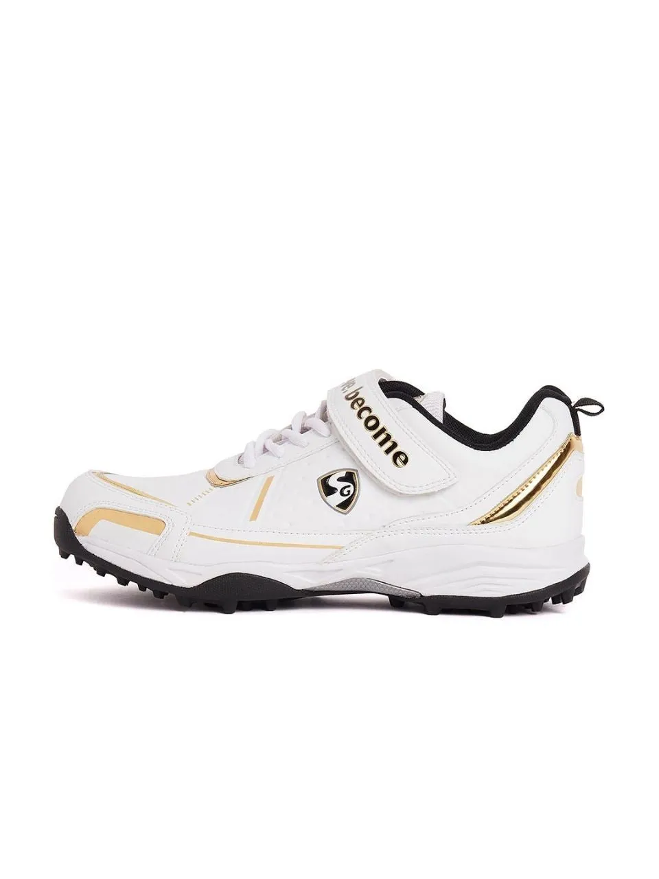 SG Century 5.0 Cricket Shoe - White/Gold/Black