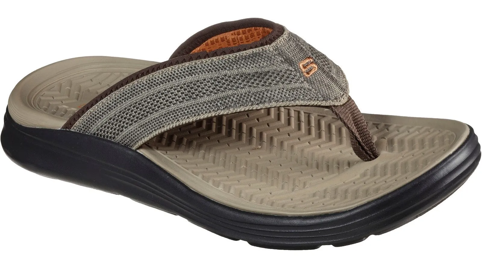 Skechers 204383 Sargo Point Vista Mens Toe Post Sandal