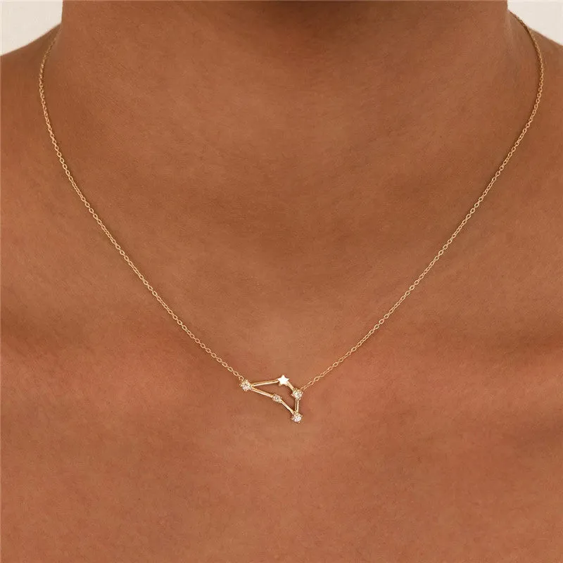 Twelve Zodiac Sparkle Necklace