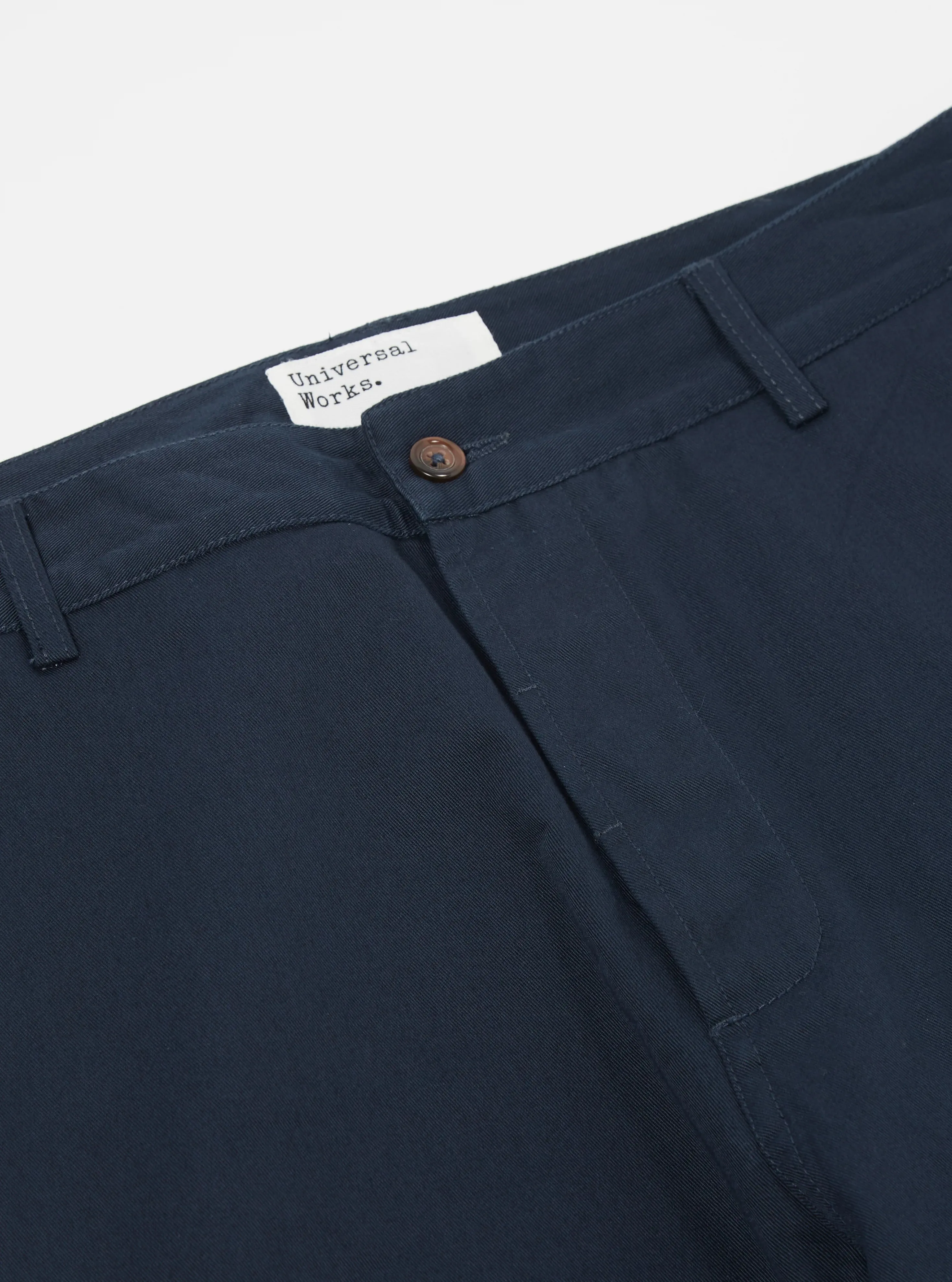 UNIVERSAL WORKS Military Chino In Navy Twill